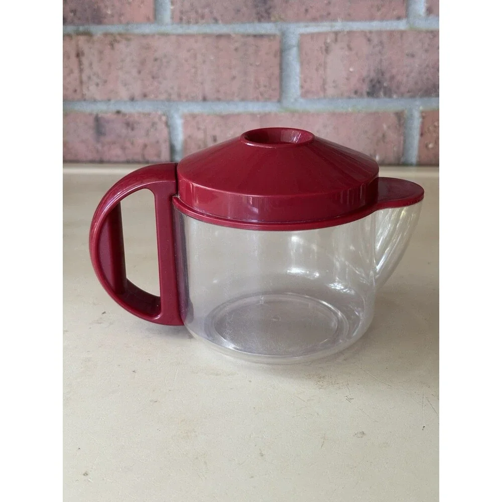 Vintage Little Tykes Party Kitchen Maroon Coffee Pot Carafe Replacement Part